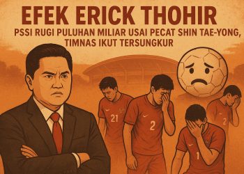 Efek Erick Thohir: PSSI Rugi Puluhan Miliar Usai Pecat Shin Tae-yong, Timnas Indonesia Ikut Tersungkur!