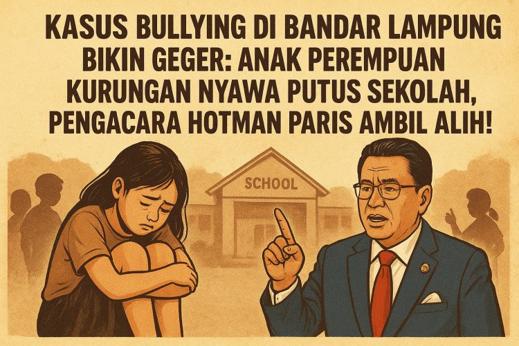 Kasus Bullying di Bandar Lampung Hebohkan Publik: Anak Terpaksa Putus Sekolah, Hotman Paris Turun Tangan!