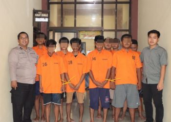 Polres Pringsewu Ringkus 8 Pelaku Narkoba dalam Semalam, 2 Di Antaranya Diduga Pengedar