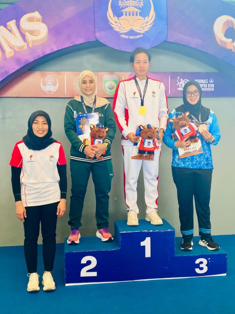 Lampung Raih Medali Perunggu Lagi, Ajeng Perwito Sari Bawa Nama Provinsi di Pornas Korpri XVII 2025