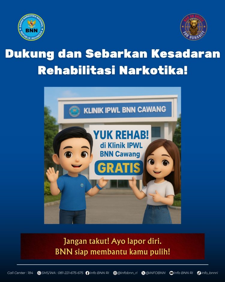 Ayo Rehabilitasi Bagi Pecandu, BNNK Lampung Selatan Tekankan Pentingnya Edukasi Bahaya Narkotika