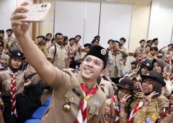 Bupati Lampung Selatan Lepas Kontingen Terbesar Pramuka ke Jambore Daerah 2025, Semangat Anak Muda Menggema