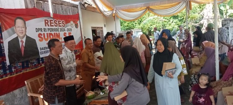Reses Anggota DPR RI Sudin di Negeri Pandan Lampung Selatan, Soroti Narkoba dan Pinjol Ilegal