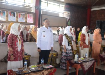Gebyar “Ayo Membatik” Warnai Lampung Tengah, Bunda PAUD Ajak Anak Cinta Batik Sejak Dini