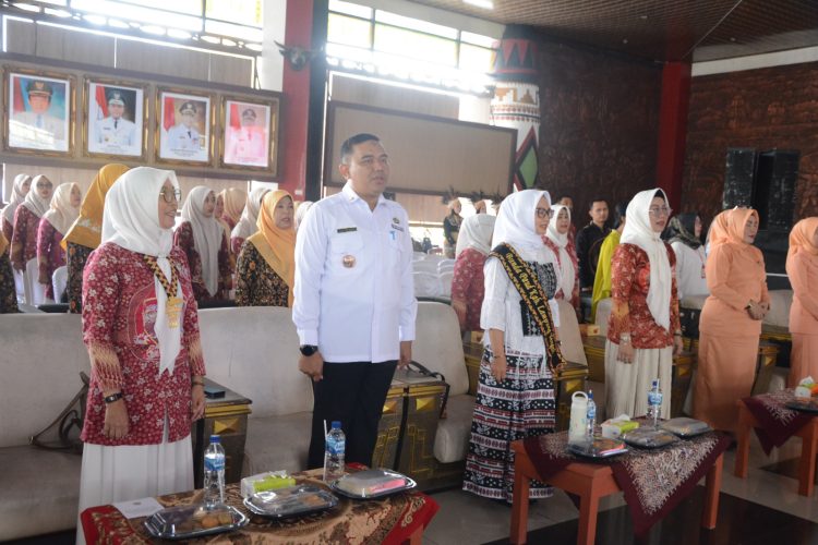 Gebyar “Ayo Membatik” Warnai Lampung Tengah, Bunda PAUD Ajak Anak Cinta Batik Sejak Dini