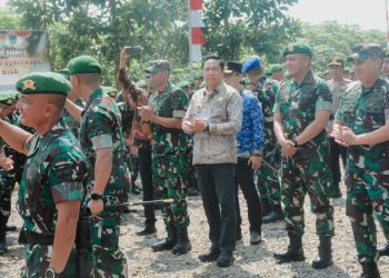 Sekda Lampung Tengah Hadiri Kunjungan Kerja Pangdam XII/Raden Intan, Perkuat Sinergi TNI-Pemda