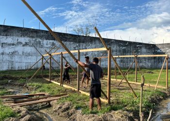 Lapas Dharmasraya Genjot Kemandirian Warga Binaan, Bangun Kandang Bebek Bernilai Ekonomi