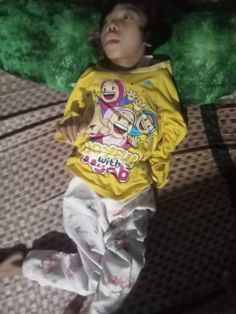 Tragedi Alin Delisya Rafifa: Gadis 10 Tahun Lumpuh Total, Hidupnya Bergantung pada Paman dan Bibi