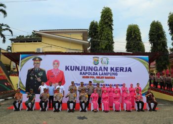 Kapolda Lampung Lakukan Kunjungan Kerja ke Polres Tanggamus, Tegaskan Profesionalisme dan Pelayanan Humanis
