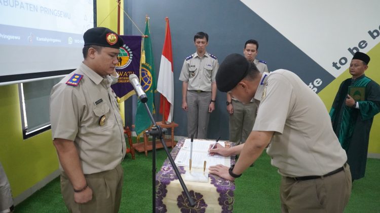 BPN Pringsewu Lantik Ketua Tim Ajudikasi PTSL 2025, Target 1.000 Sertifikat Tanah Tuntas Sebelum Akhir Tahun