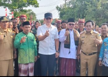 Lampung Selatan Wujudkan Janji Pembangunan, Bupati Radityo Egi Resmikan Jalan Way Harong-Simpang Sidoharjo