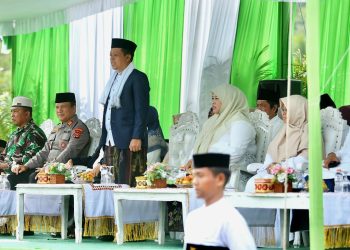 Bupati Pringsewu Pimpin Upacara Peringatan Hari Santri Nasional 2025, Santri Didorong Jadi Agen Perubahan