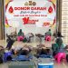 Polres Pesawaran, HUT Humas Polri, Donor Darah, Polri Humanis, AKBP Heri Sulistyo Nugroho, PMI Pesawaran, Polisi Presisi, Kegiatan Sosial Polri, Hari Jadi Humas Polri ke-74