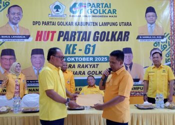 Golkar Lampung Utara Reshuffle! Aprozi Alam Resmi Jadi Plt Ketua, Siap Gaspol Bawa Partai Makin Solid