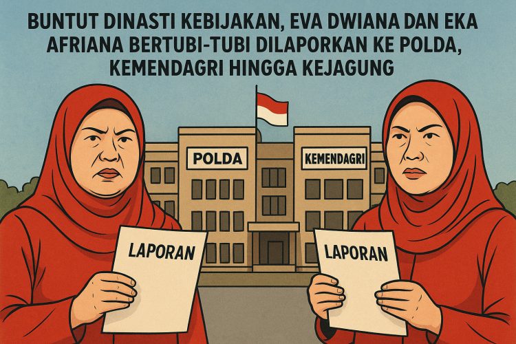 Buntut Dinasti Kebijakan: Eva Dwiana dan Eka Afriana Bertubi-Tubi Dilaporkan ke Polda, Kemendagri, hingga Kejagung