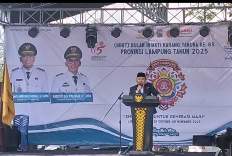 Lampung Selatan Jadi Tuan Rumah Puncak BBKT & HUT ke-65 Karang Taruna, Semarakkan Semangat Generasi Muda