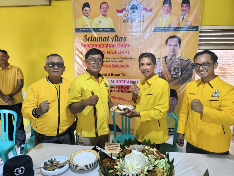DPD Partai Golkar Pringsewu Gelar Syukuran Meriah Atas Penganugerahan Gelar Pahlawan Nasional untuk Soeharto