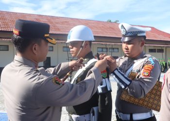 Polres Lampung Selatan Gelar Apel Pasukan Operasi Zebra Krakatau 2025, Siap Amankan Arus Lalu Lintas