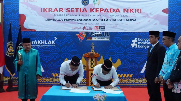 Ikrar Setia NKRI di Lapas Kalianda: Langkah Nyata Warga Binaan untuk Kembali ke Pangkuan Bangsa