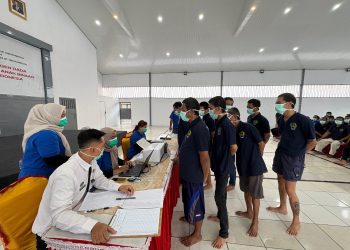 Cegah Wabah TBC Di Lapas Narkotika Bandar Lampung, Rontgen Dada Massal Untuk Warga Binaan