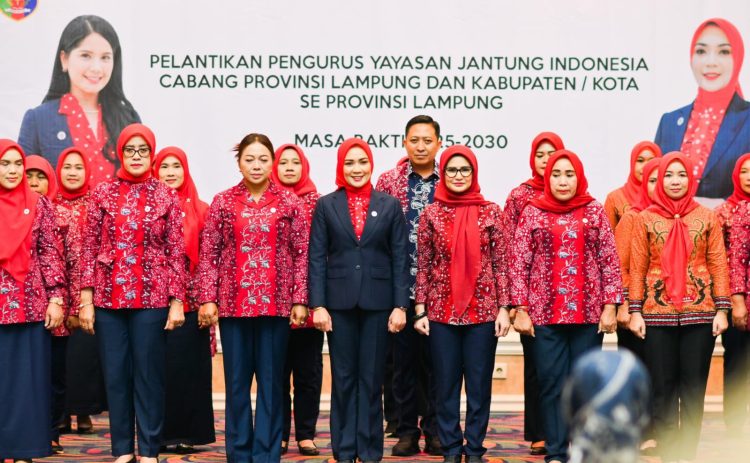 Bupati Nanda Indira Resmi Pimpin YJI Cabang Pesawaran: Targetkan Edukasi Kesehatan Jantung Menyeluruh