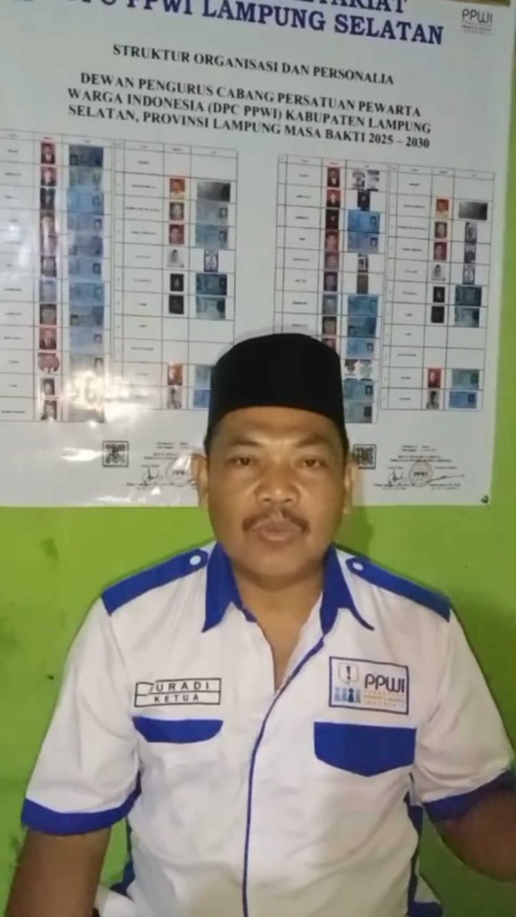 DPC PPWI Lampung Selatan Kecam Keras Intimidasi Wartawan Kompas TV, Tegaskan Perlindungan Pers Harus Prioritas