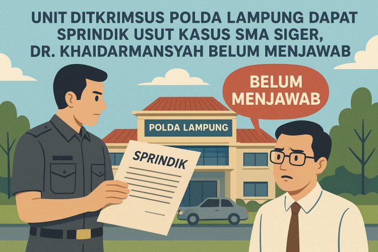 Sprindik Turun! Kasus SMA Siger Makin Panas, Yayasan Bungkam dan Publik Menanti Jawaban Hukum