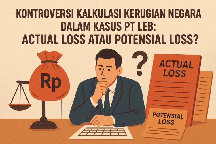 Kontroversi Besar di Kasus PT LEB: Actual Loss atau Potensial Loss dalam Hitungan Kerugian Negara?