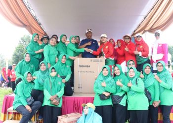 Gebyar Senam Beguwai Jejama Wawai Lampung Tengah: Ratusan Warga Ikuti Olahraga Seru dan Perkuat Pemberdayaan Perempuan