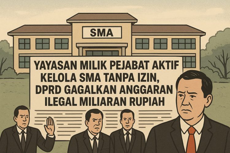 Anggaran Miliaran Dicoret! DPRD Ungkap SMA Siger Belum Berizin dan Dikelola Pejabat Aktif