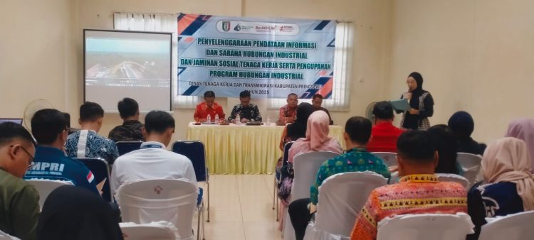 Disnakertrans Pringsewu Gelar Pendataan Hubungan Industrial, Fokus Tingkatkan Kesejahteraan Tenaga Kerja