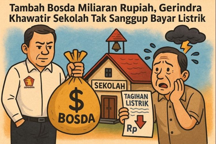 Tambahan Anggaran BOSDA, Gerindra Khawatir Sekolah Kesulitan Biaya Operasional