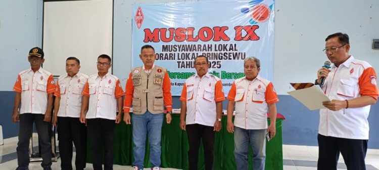 Fauzi Terpilih Kembali Pimpin ORARI Lokal Pringsewu Masa Bakti 2025-2028