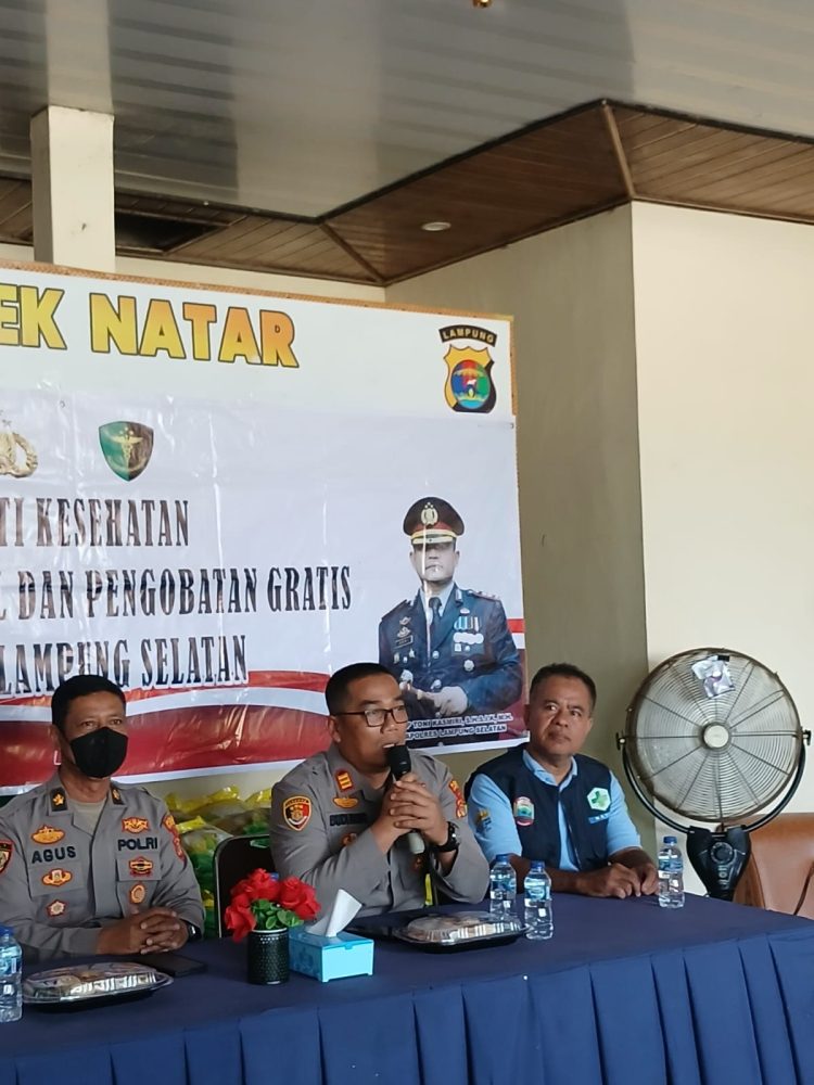 Polres Lampung Selatan Gelar Sunat Massal di Natar