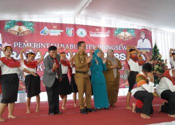 Pemkab Pringsewu Gelar Natal Bersama Ouikumene 2025 Hadirkan Suasana Harmonis