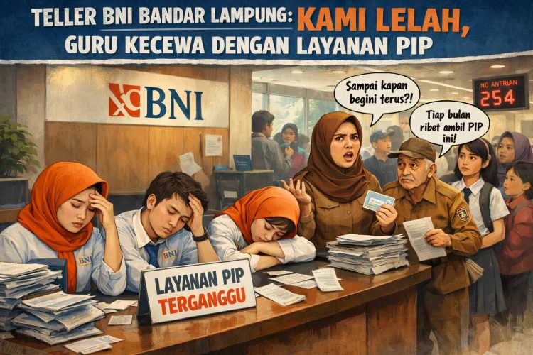 Guru Kecewa, Layanan Aktivasi PIP di BNI Bandar Lampung Dipertanyakan