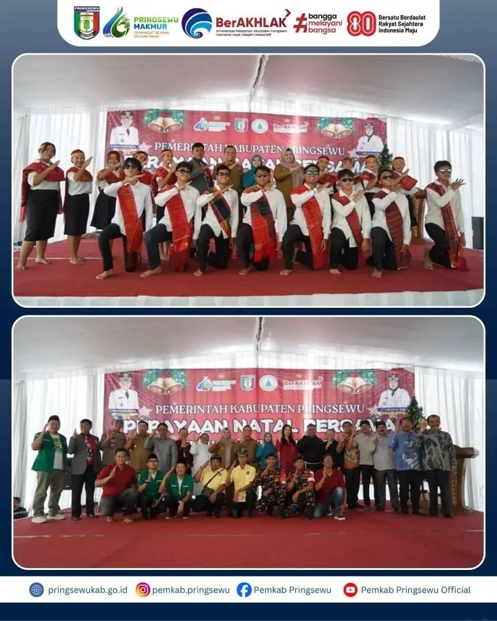 Perayaan Natal 2025 di Pringsewu Hadirkan Kehangatan Lintas Iman