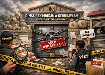 Terindikasi Tipikor Tapi Disdikbud Bandar Lampung Sulit Diklarifikasi, Dokumen BAST Tak Kunjung Ditunjukkan