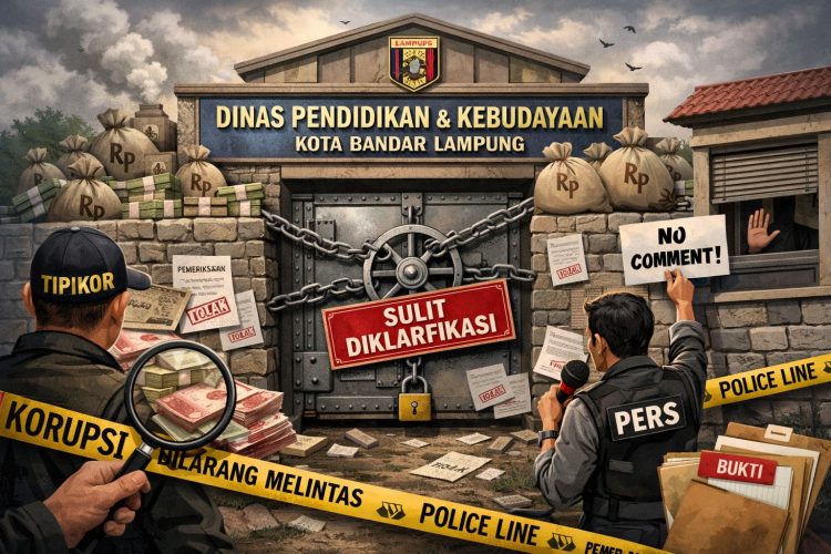 Terindikasi Tipikor Tapi Disdikbud Bandar Lampung Sulit Diklarifikasi, Dokumen BAST Tak Kunjung Ditunjukkan