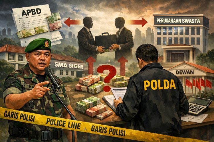 Kasus SMA Siger Memanas, Pangdam Minta Polda Usut Aliran APBD ke Pihak Swasta