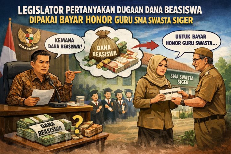 Honor Guru SMA Swasta Siger Dibayar, Sumber Dananya Dipertanyakan