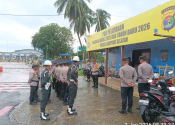 Polres Lampung Selatan Siagakan 200 Personel Pascalibur Tahun Baru