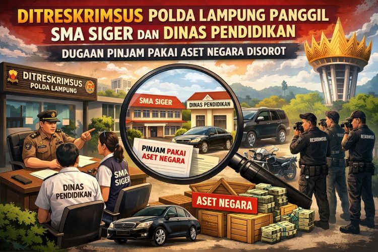 Ditreskrimsus Polda Lampung Panggil SMA Siger dan Dinas Pendidikan, Dugaan Pinjam Pakai Aset Negara Disorot