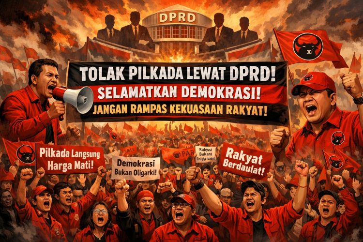 DPD PDI Perjuangan Sumut Tegas Tolak Pilkada Lewat DPRD: Dinilai Khianati Konstitusi dan Rampas Kedaulatan Rakyat