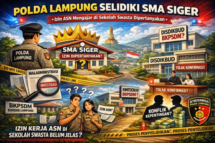 Polda Lampung Selidiki SMA Siger, Izin ASN Mengajar di Sekolah Swasta Dipertanyakan