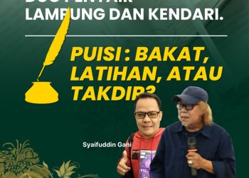 Netizen Siap-Siap! Syaifuddin dan Isbedy Akan Baca Puisi Malam Ini