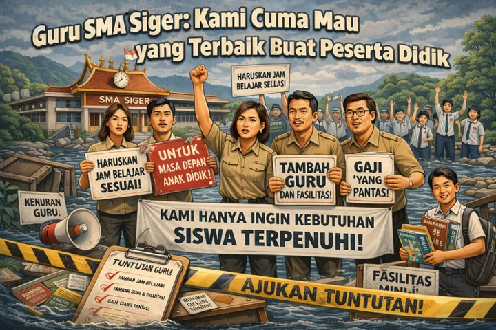 Yayasan Menghilang, Guru SMA Siger: Kami Hanya Mau yang Terbaik