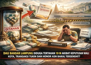 Polemik DAU Bandar Lampung, Dana Pusat Diduga Tertahan 25 Persen