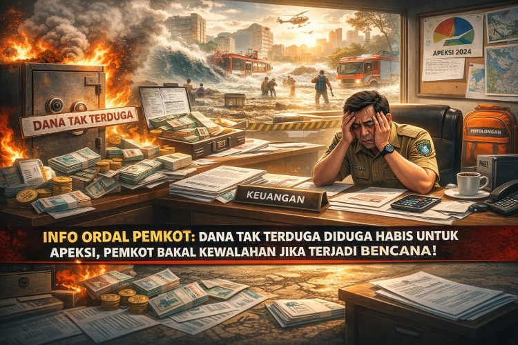 Kekhawatiran Musim Banjir, Dana Tidak Terduga Bandar Lampung Diduga Tersedot Apeksi