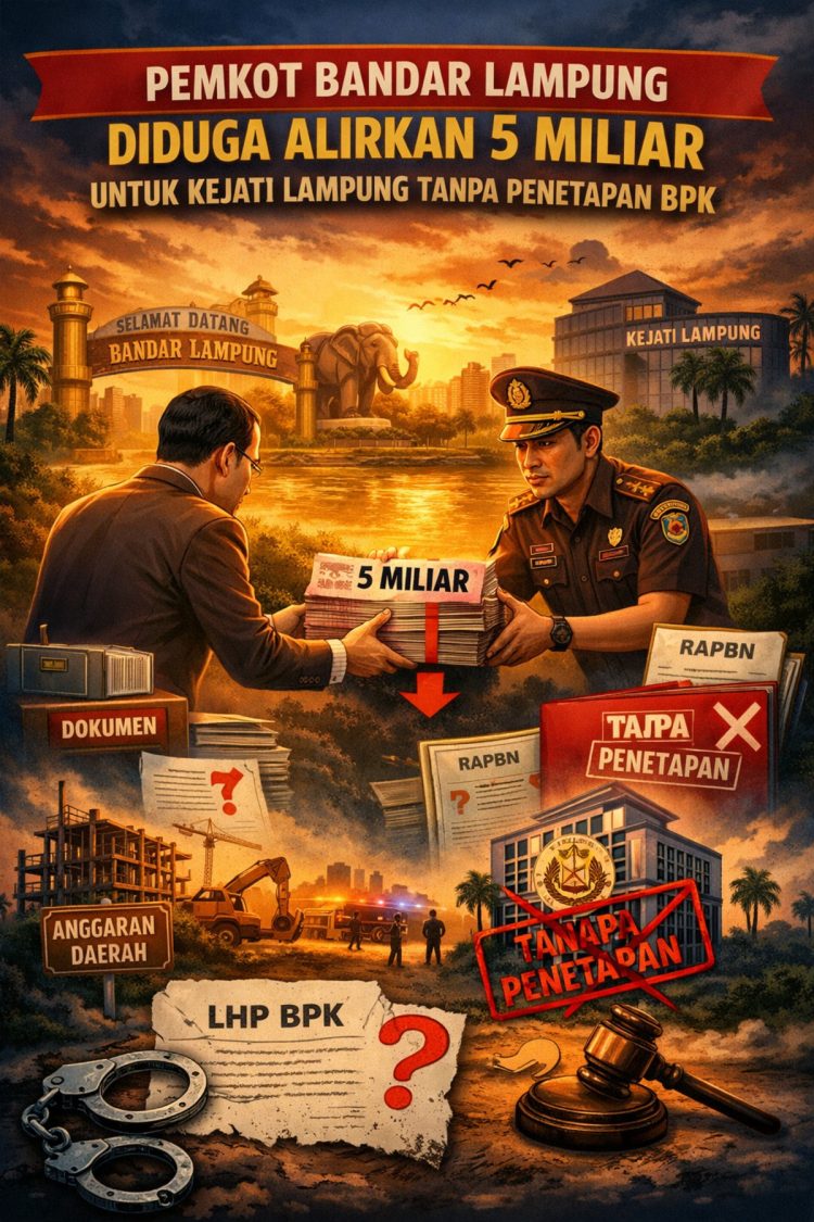 Pemkot Bandar Lampung Kembali Jadi Sorotan, Rp5,9 Miliar Diduga Cair Sebelum BPK Menetapkan